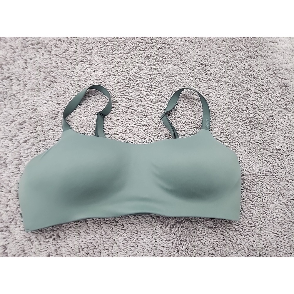 Aerie Smoothez Bra-ish Wireless Bralette M Dusty Green Wireless Padded